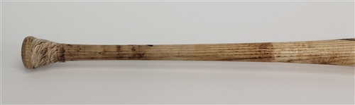 Tino Martinez New York Yankees Game Used & Autographed Bat Beckett