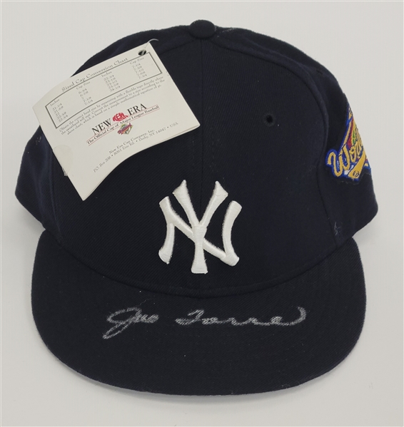 Joe Torre Autographed New York Yankees Hat Beckett