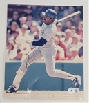 Ruben Sierra Texas Rangers Game Used & Autographed Jersey w/ Autographed 8x10 Photo Beckett