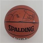 Kevin Garnett Rookie Autographed Spalding Basketball Beckett
