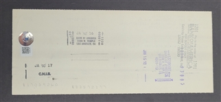 Henry Winkler Signed Check Beckett