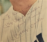Mickey Mantle Autographed & Inscribed Magazine Photo w/ Beckett LOA