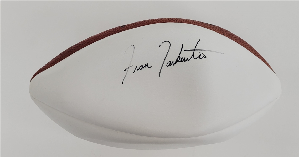 Fran Tarkenton Autographed Football Beckett