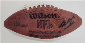 Fran Tarkenton Autographed Football Beckett
