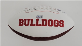 2019 Georgia Bulldogs Team Signed Football w/ Beckett LOA