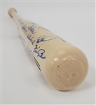 Bert Blyleven 2021 Hall of Fame Induction Bat Signed by 32 Hall of Famers w/ Derek Jeter Ken Griffey Jr. Cal Ripken Jr. & Blyleven Signed Letter of Provenance Beckett
