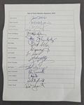 Bert Blyleven 2021 Hall of Fame Induction Bat Signed by 32 Hall of Famers w/ Derek Jeter Ken Griffey Jr. Cal Ripken Jr. & Blyleven Signed Letter of Provenance Beckett
