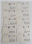Bert Blyleven Lot of (10) 1987 World Series Game 2 Minnesota Twins Signed Cachets Stamped and Cancelled w/Blyleven Signed Letter of Provenance