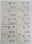 Bert Blyleven Lot of (10) 1987 World Series Game 2 Minnesota Twins Signed Cachets Stamped and Cancelled w/Blyleven Signed Letter of Provenance