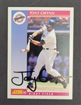 Tony Gwynn Autographed Baseball & Autographed Card Beckett