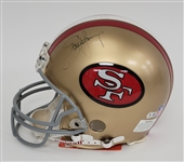 Steve Young Autographed San Francisco 49ers Full Size Authentic Helmet Beckett