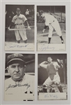 Lot of 4 Baseball Autographed 1974 TCMA Postcards Beckett