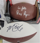 New York Jets Autographed Lot w/ Curtis Martin, Rex Ryan, Mark Sanchez, & Jonathan Vilma Beckett