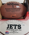 New York Jets Autographed Lot w/ Curtis Martin, Rex Ryan, Mark Sanchez, & Jonathan Vilma Beckett