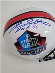 Fran Tarkenton Autographed & HOF Inscribed Full Size Hall of Fame Replica Helmet & Mini Helmet Beckett