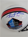 Fran Tarkenton Autographed & HOF Inscribed Full Size Hall of Fame Replica Helmet & Georgia Mini Helmet Beckett