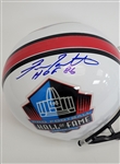 Fran Tarkenton Autographed & HOF Inscribed Full Size Hall of Fame Replica Helmet & Vikings Mini Helmet Beckett