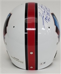 Fran Tarkenton Autographed & Multi-Inscribed Full Size Hall of Fame Replica Throwback Helmet Beckett