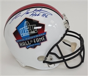 Fran Tarkenton Autographed & HOF Inscribed Full Size Hall of Fame Replica Helmet Beckett