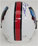 Fran Tarkenton Autographed & HOF Inscribed Full Size Hall of Fame Replica Helmet Beckett