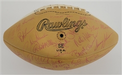 1976 Minnesota Vikings Team Signed Football w/ Beckett LOA