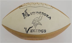 1976 Minnesota Vikings Team Signed Football w/ Beckett LOA
