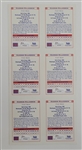 Harmon Killebrew Autographed 6-Card Uncut Sheet JSA