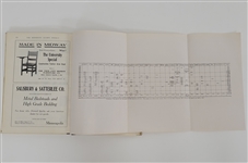 1914 Football at Minnesota Book w/ Both Foldouts