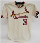 1970s St. Louis Cardinals Game Used #3 Jersey