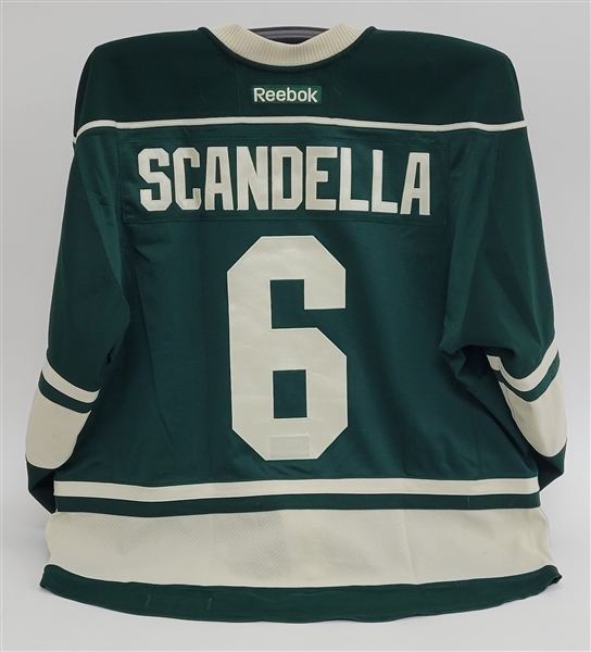 Marco Scandella 2016-2017 Minnesota Wild Set #1 Game Used Jersey w/ Wild LOA