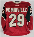 Jason Pominville 2016-2017 Minnesota Wild Set #2 Game Used Jersey w/ Wild LOA