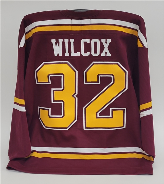 Adam Wilcox Minnesota Gophers Maroon Game Issued Hockey Jersey