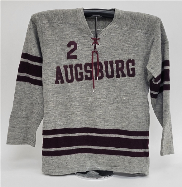 Augsburg College Vintage Game Used Hockey Sweater/Jersey