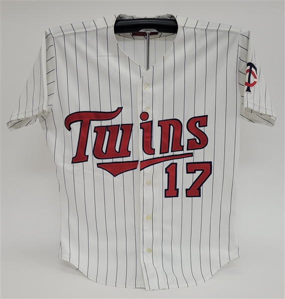 Les Straker 1987 Minnesota Twins Game Used Jersey *1987 WS Team Member*