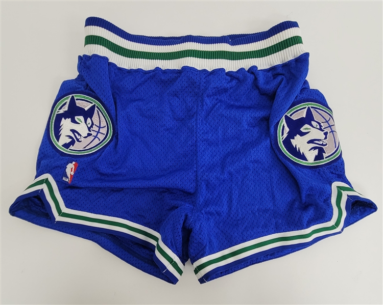 1989 Minnesota Timberwolves Game Used Shorts From Inaugural Season