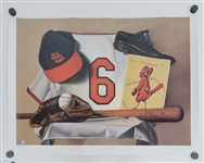 Stan Musial Autographed & HOF Inscribed Lithograph LE #134/600 Beckett