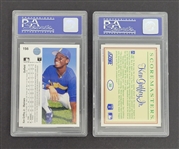 Lot of 2 Ken Griffey Jr. Upper Deck & Score PSA Graded Cards 8 & 9