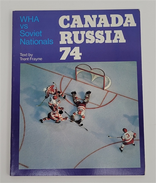 1974 Canada vs Russia Hockey Program