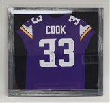 Dalvin Cook Autographed & Framed Authentic Nike On Field Jersey JSA