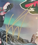 Kirill Kaprizov Autographed 20x20 Stretched Minnesota Wild Canvas Beckett