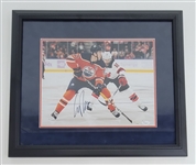Connor McDavid Autographed & Framed 11x14 Oilers Photo JSA