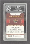 Kirill Kaprizov Autographed & Inscribed 2020-21 Upper Deck Canvas Rookie Card HGA 9.5
