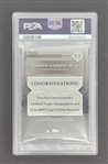 Vladimir Guerrero Jr. Autographed 2019 Topps Tribute Rookie Card LE #186/199 PSA 8
