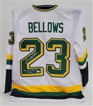 Brian Bellows Autographed & Inscribed Custom Hockey Jersey Beckett