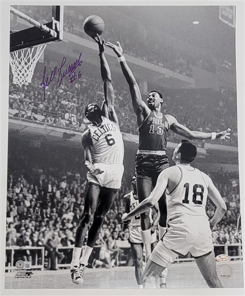 Bill Russell Boston Celtics Autographed 16x20 Photo w/ Beckett LOA