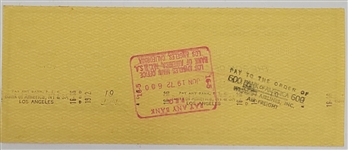 Gregory Peck Signed Check w/ Beckett LOA
