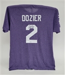 Brian Dozier BP Used & Autographed Minnesota Twins Prince Night Shirt MLB