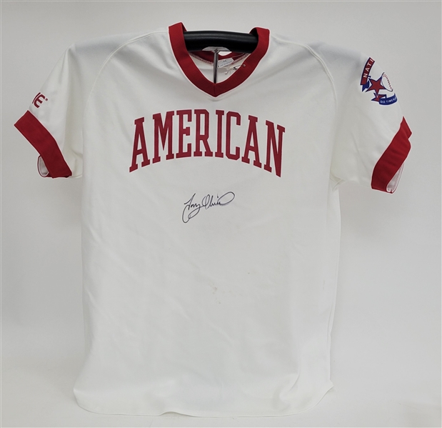 Tony Oliva c. 1980s Game Used & Autographed Cracker Jack Old Timers Jersey Beckett