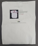 Tony Oliva c. 1980's Game Used & Autographed Cracker Jack Old Timers Jersey Beckett