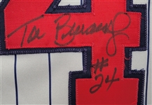 Tom Brunansky 1988 Minnesota Twins Game Used & Twice Signed Jersey Beckett *1987 WS Team Member*